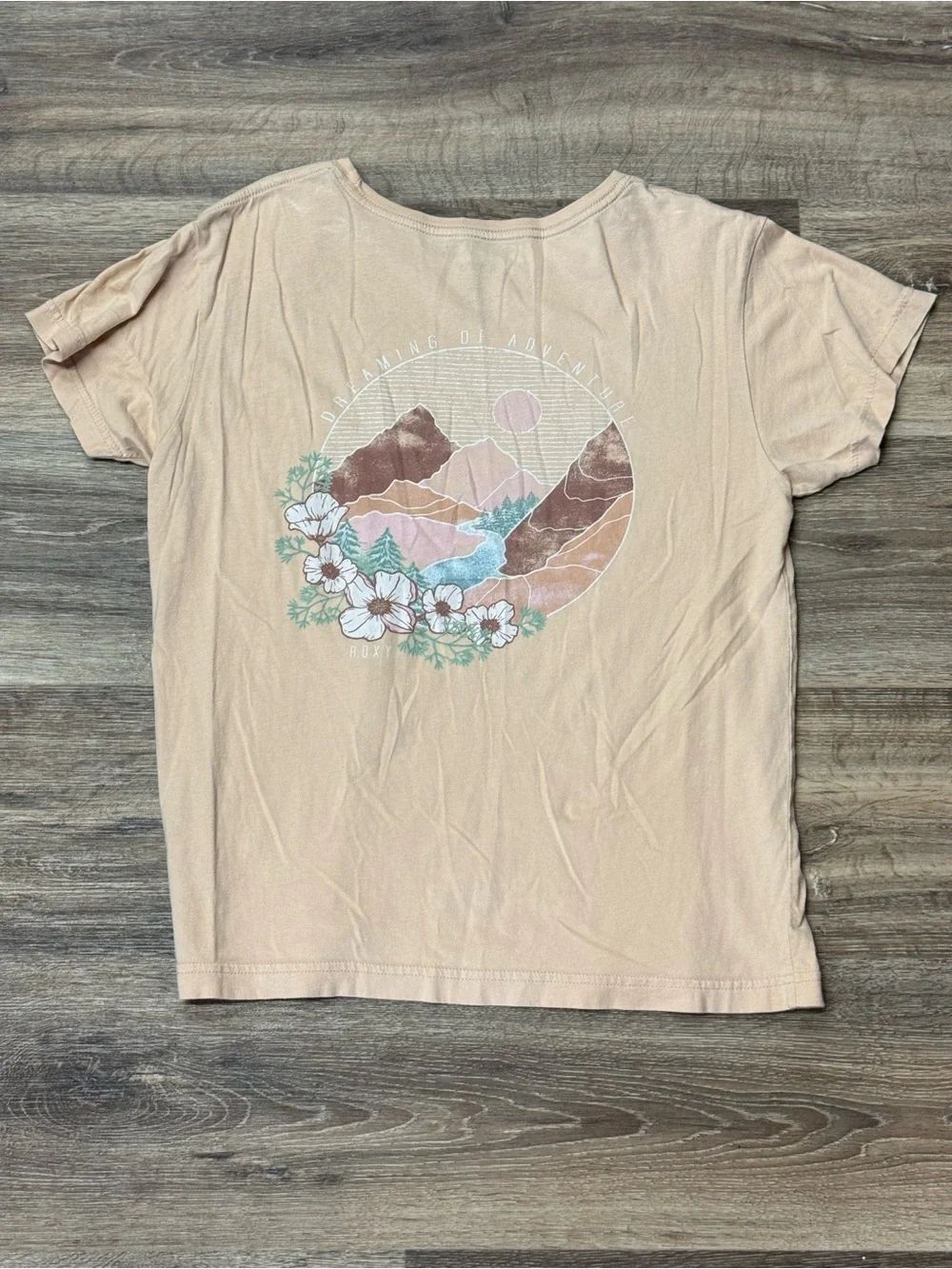 Roxy Boyfriend Short Sleeve Tee Shirt Women’s Large
